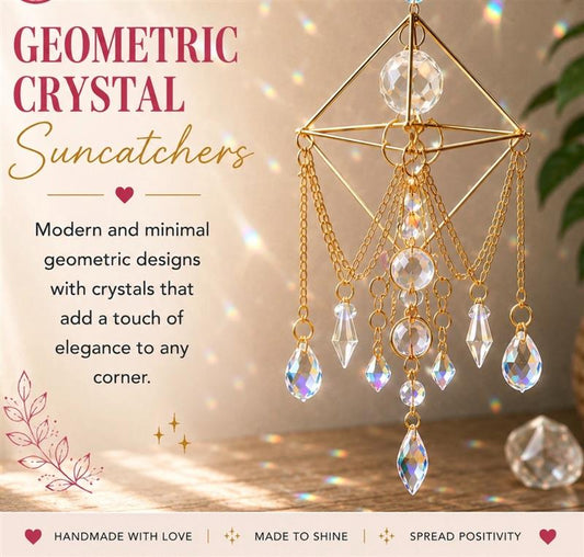 Geometric crystal Suncatcher