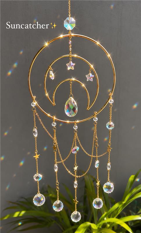 Moon Crystal Suncatcher