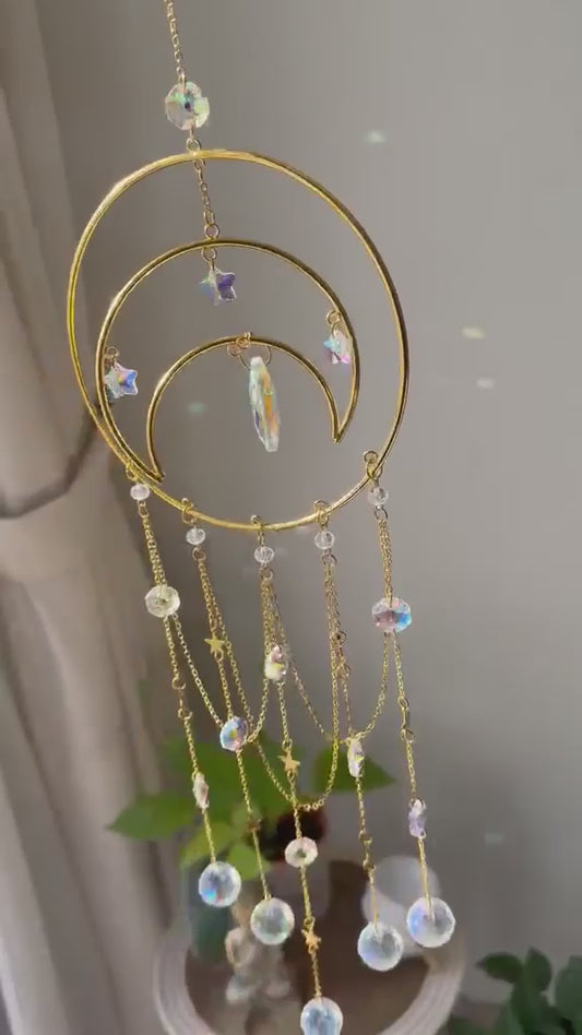 Moon Crystal Suncatcher